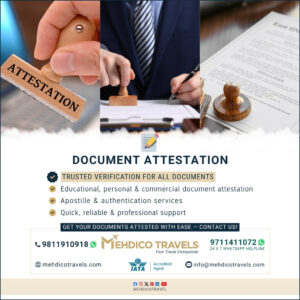 Document Attestation MEHDICO TRAVELS